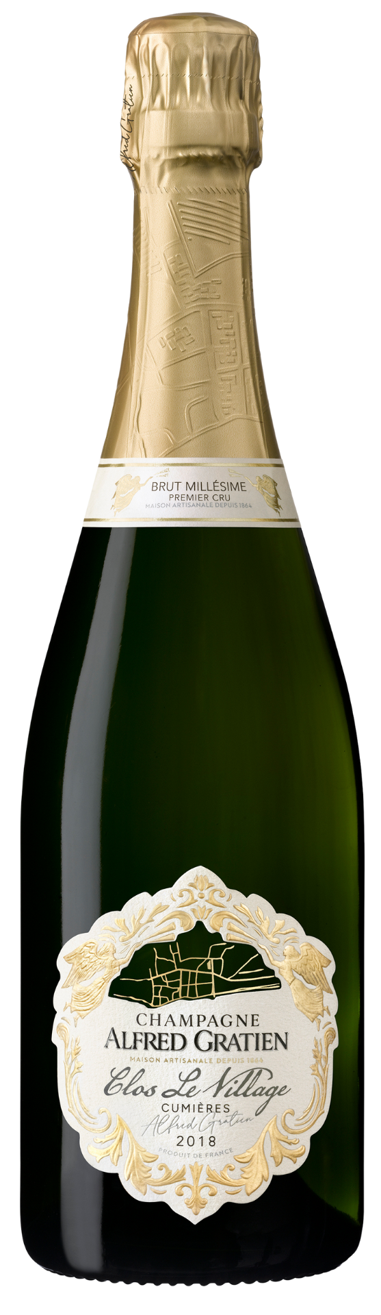 Clos Le Village 2018, champagne de la maison Alfred Gratien