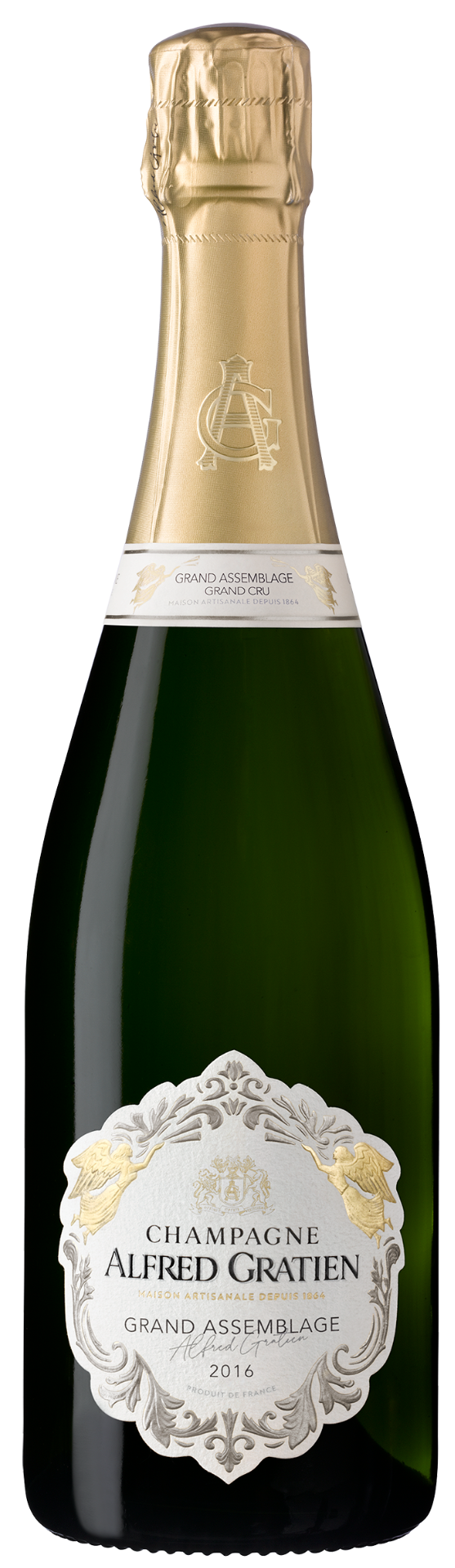 Cuvée "Grand Assemblage" Grand Cru 2016, une édition limitée en l'honneur des 35 ans de savoir-faire de notre Chef de Caves Nicolas Jaeger au sein de la Maison Champagne Alfred Gratien